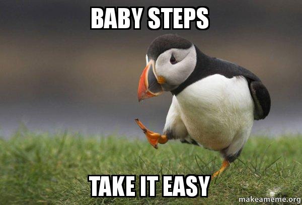 baby steps toward your goals
