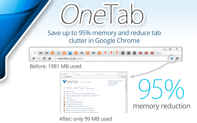 reduce tabs in google chrome