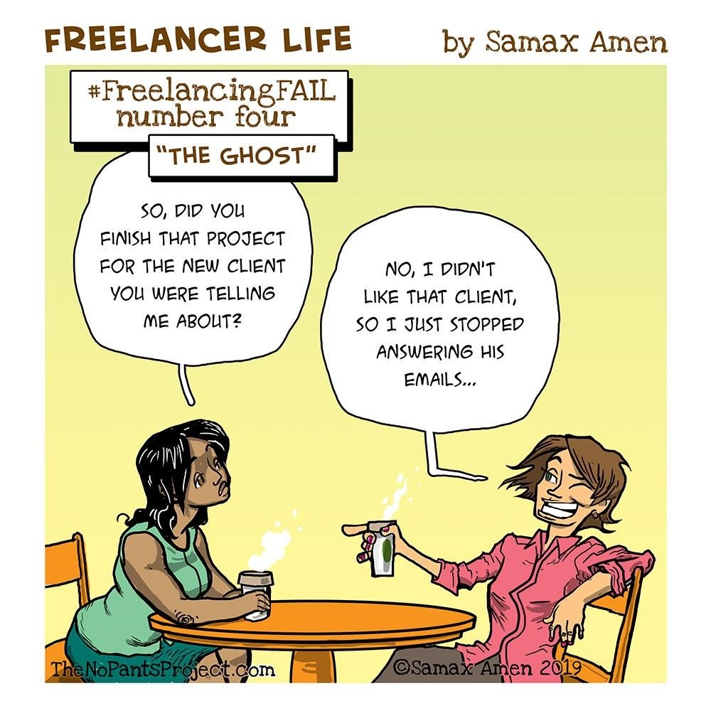 Freelancing comic getting clients
