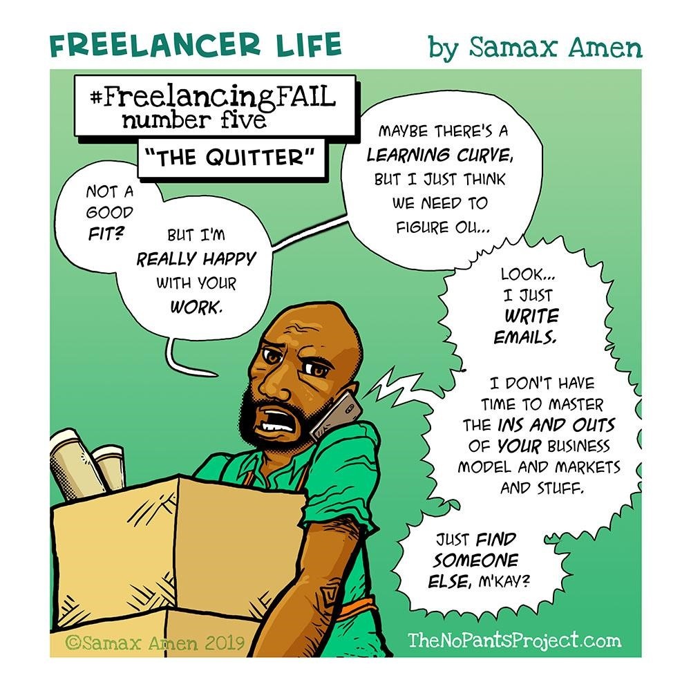 thinking about quitting freelancing? 