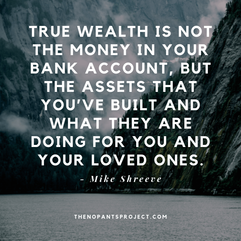 a good wealth equation includes your assets and loved ones